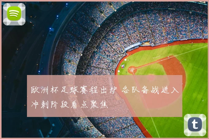 欧洲杯足球赛程出炉 各队备战进入冲刺阶段看点聚焦