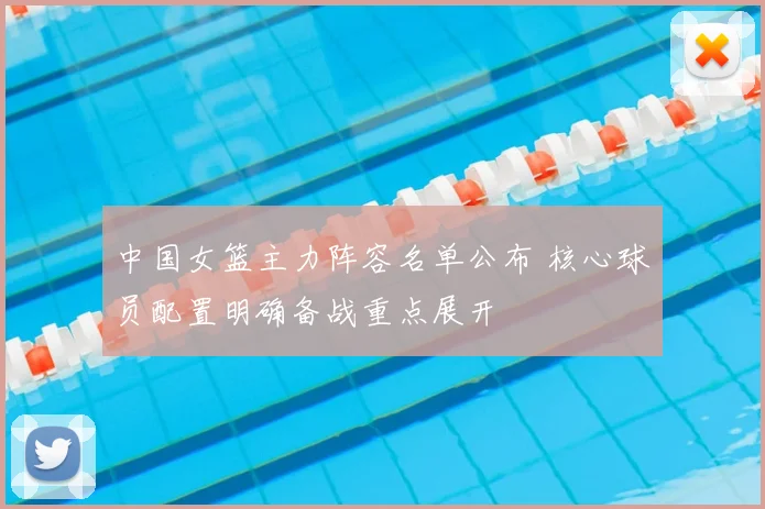 中国女篮主力阵容名单公布 核心球员配置明确备战重点展开